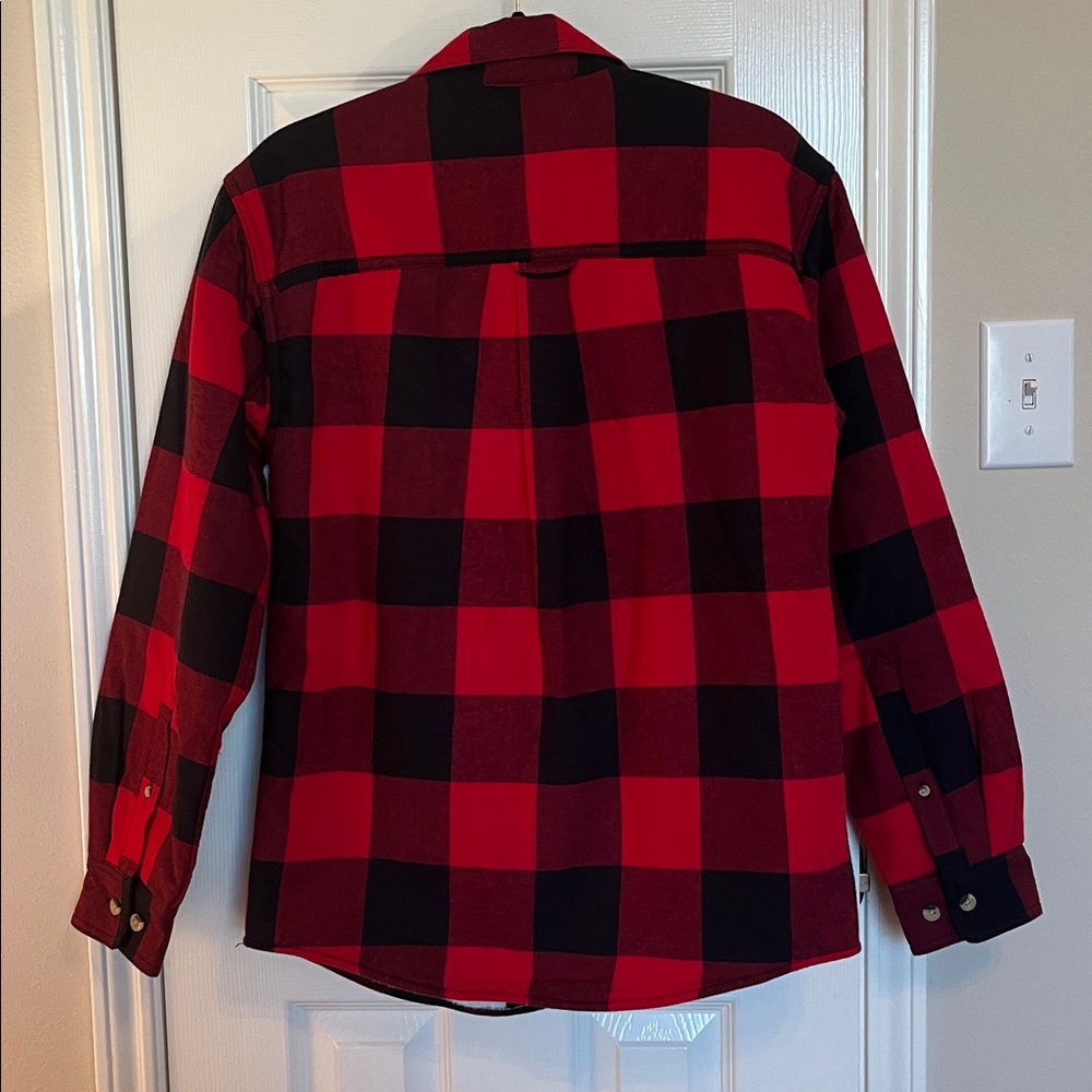 NWT Redhead Red Buffalo Sherpa Lined Flannel Shirt - Picture 6 of 9